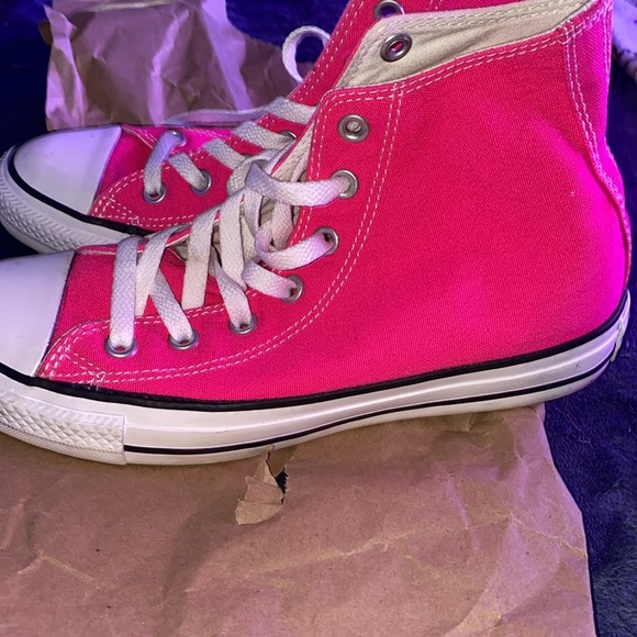 strawberry pink dup converse - Picture 4 of 13